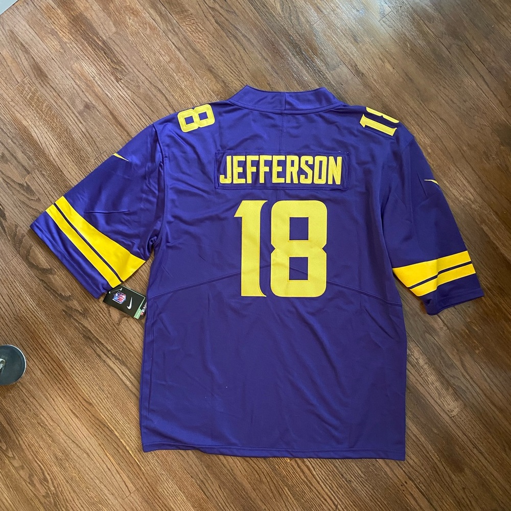 NEW Vikings Jersey Justin Jefferson #18